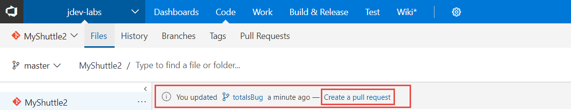 Create Pull Request