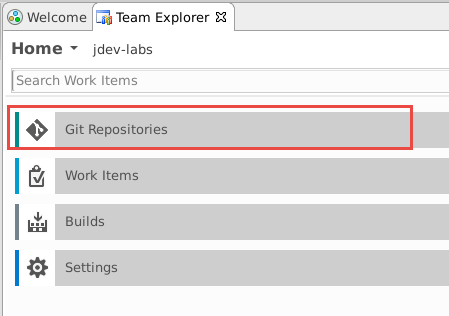 Select the VSTS repo