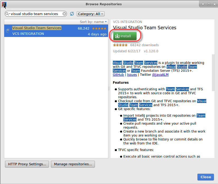 Install the plugin and restart IntelliJ