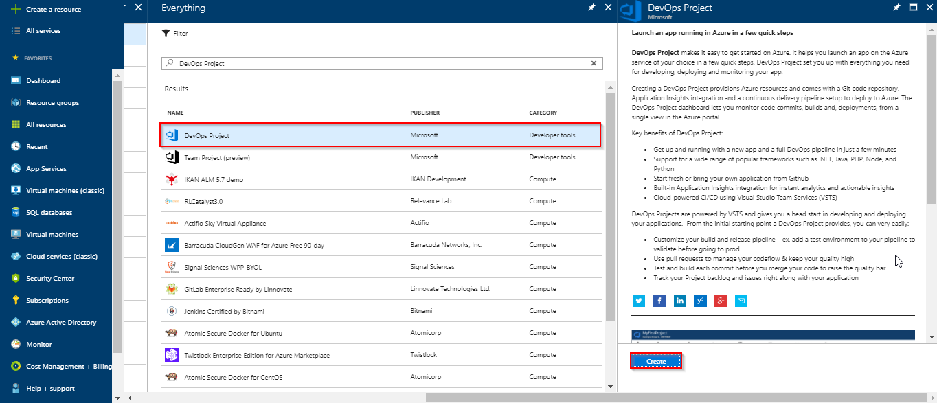 createdevopsproject
