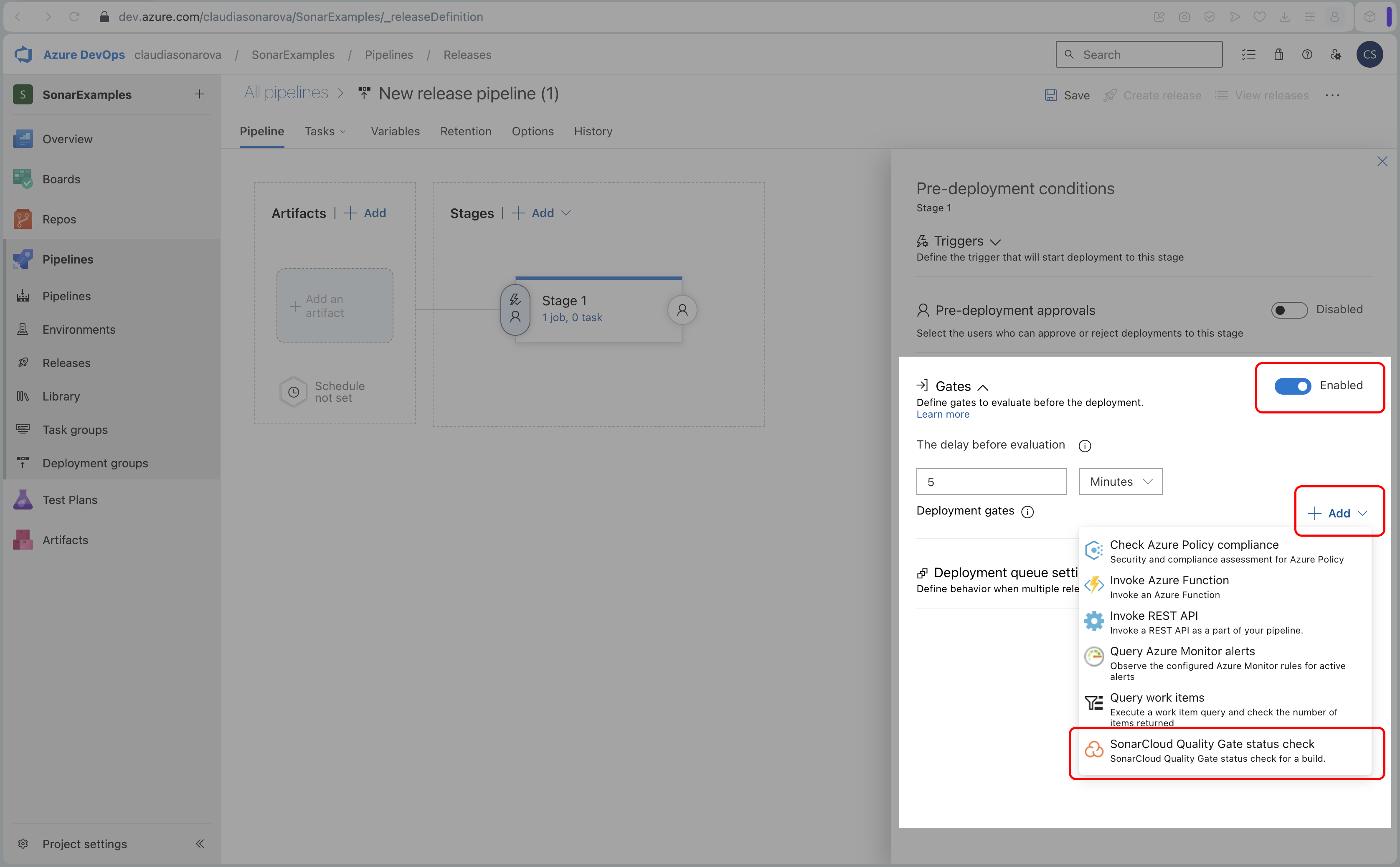 define predeployment conditions